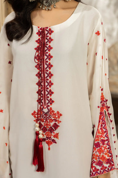 KARMA ‘Roohi’ | Embroidered Chiffon Pakistani Readymade Traditional Wonensweae | F-463