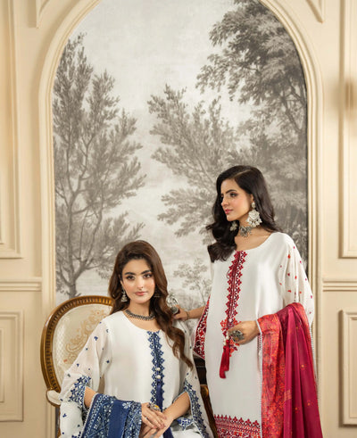 KARMA ‘Roohi’ | Embroidered Chiffon Pakistani Readymade Traditional Wonensweae | F-463
