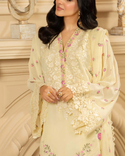 KARMA ‘Roohi’ | Embroidered Chiffon Pakistani Readymade Traditional Wonensweae | F-464