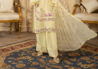 KARMA ‘Roohi’ | Embroidered Chiffon Pakistani Readymade Traditional Wonensweae | F-464 Karma