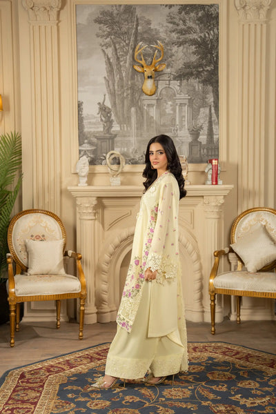 KARMA ‘Roohi’ | Embroidered Chiffon Pakistani Readymade Traditional Wonensweae | F-464 Karma