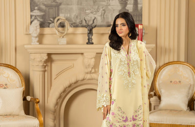KARMA ‘Roohi’ | Embroidered Chiffon Pakistani Readymade Traditional Wonensweae | F-464