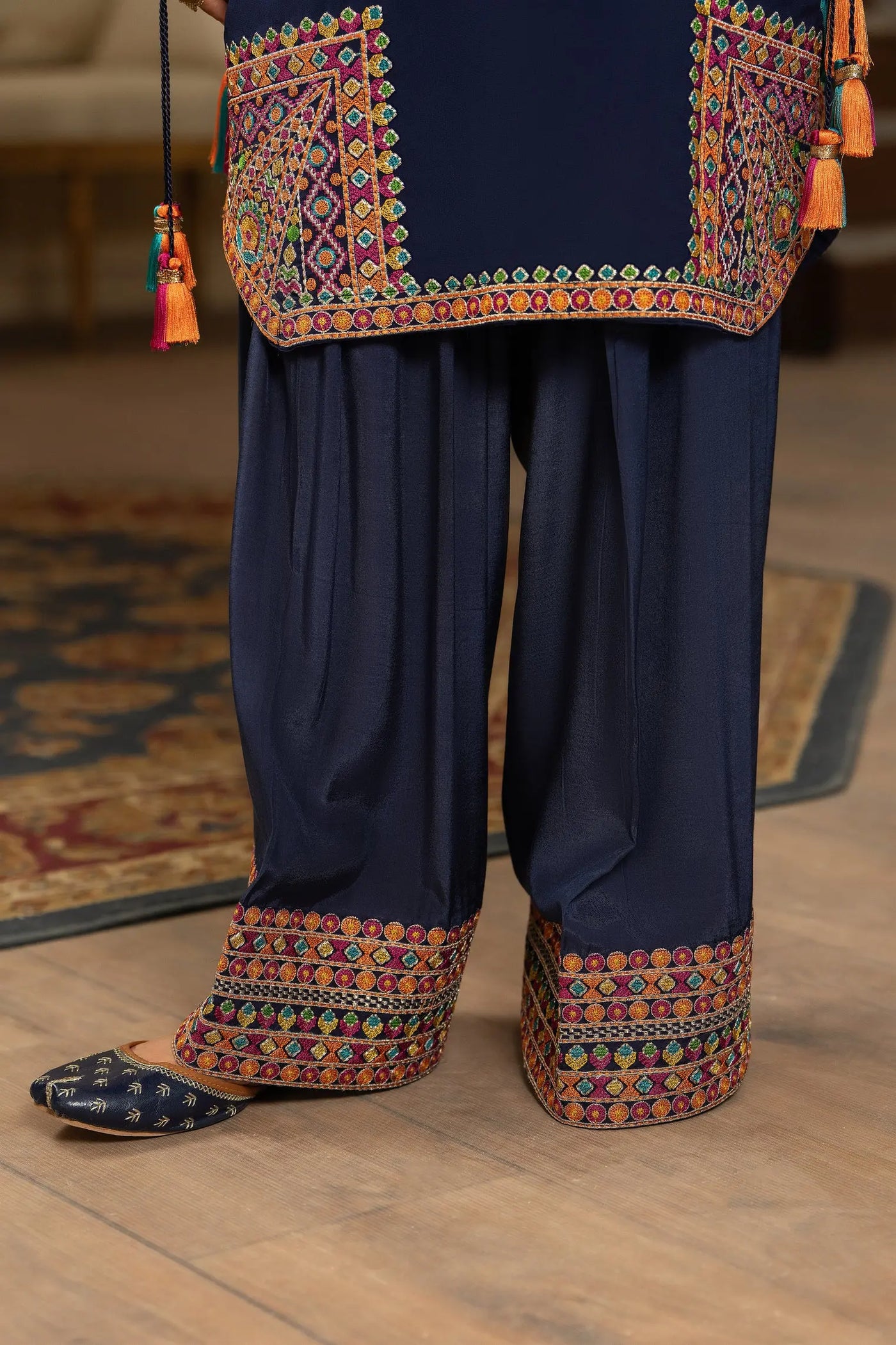 KARMA ‘Roohi’ | Embroidered Chiffon Pakistani Readymade Traditional Wonensweae | F-465