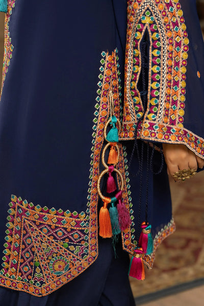 KARMA ‘Roohi’ | Embroidered Chiffon Pakistani Readymade Traditional Wonensweae | F-465