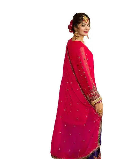 KARMA ‘Roohi’ | Embroidered Chiffon Pakistani Readymade Traditional Wonensweae | F-466