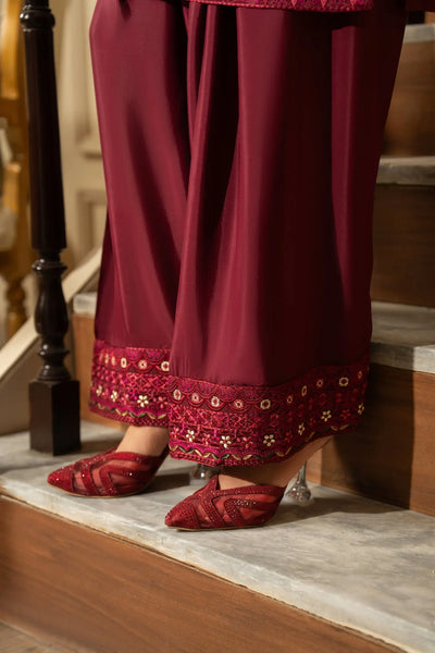 KARMA ‘Roohi’ | Embroidered Chiffon Pakistani Readymade Traditional Wonensweae | F-467