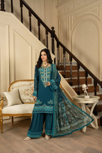 KARMA ‘Roohi’ | Embroidered Chiffon Pakistani Readymade Traditional Wonensweae | F-467