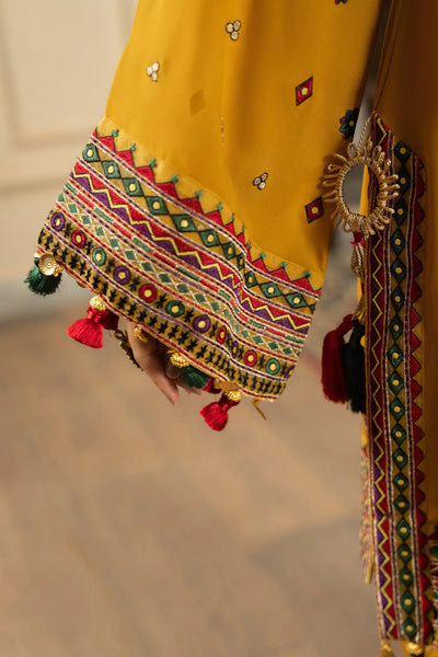 KARMA ‘Roohi’ | Embroidered Chiffon Pakistani Readymade Traditional Wonensweae | F-468