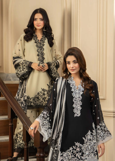 KARMA ‘Roohi’ | Embroidered Chiffon Pakistani Readymade Traditional Wonensweae | F-469