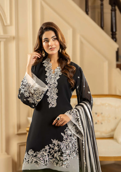 KARMA ‘Roohi’ | Embroidered Chiffon Pakistani Readymade Traditional Wonensweae | F-469