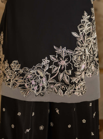 KARMA ‘Roohi’ | Embroidered Chiffon Pakistani Readymade Traditional Wonensweae | F-469