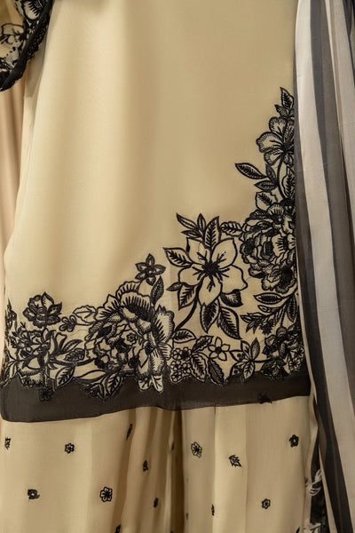 KARMA ‘Roohi’ | Embroidered Chiffon Pakistani Readymade Traditional Wonensweae | F-469