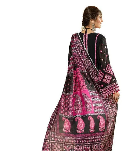 KARMA ‘Roohi’ | Embroidered Chiffon Pakistani Readymade Traditional Wonensweae | F-470