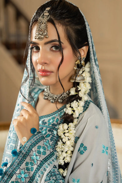 KARMA ‘Roohi’ | Embroidered Chiffon Pakistani Readymade Traditional Wonensweae | F-470