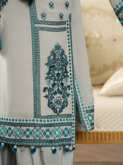 KARMA ‘Roohi’ | Embroidered Chiffon Pakistani Readymade Traditional Wonensweae | F-470