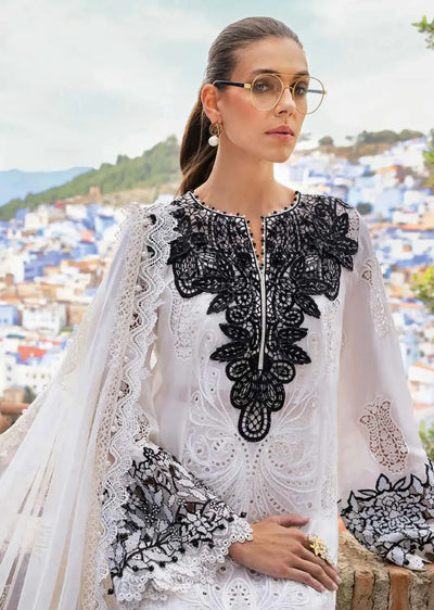 Maria B Inspired | Embroidered Cotton Readymade Womenswear Formal Traditional | AL492 (White)