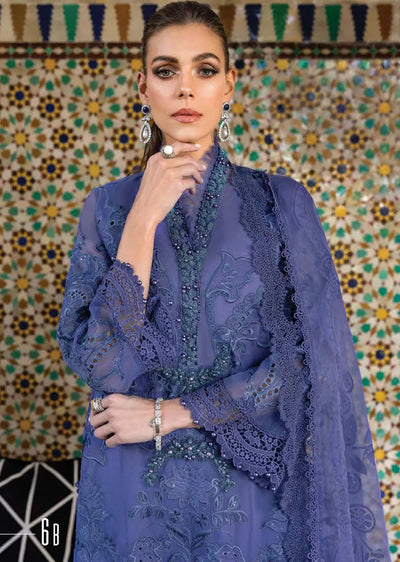 Maria B Inspired | Embroidered Organza Readymade Womenswear Formal Traditional | AL489 (Blue)