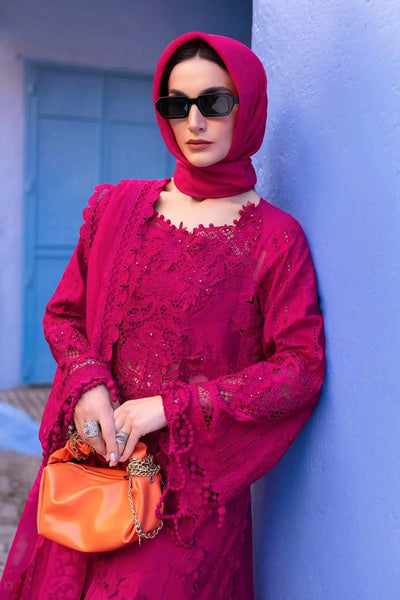 Maria B Inspired | Embroidered Organza Readymade Womenswear Formal Traditional | SC176 (Green & Pink) Allys