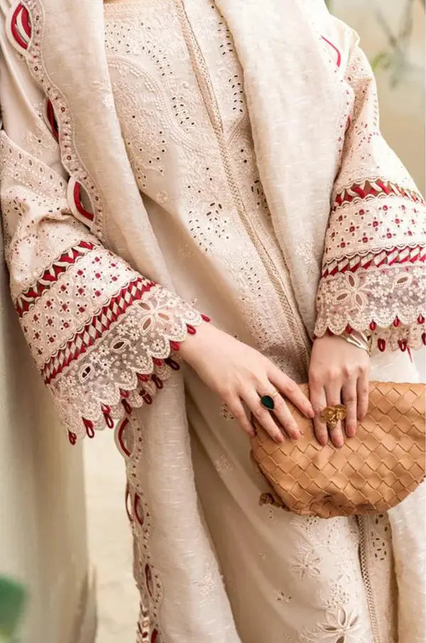 Q Inspired | Embroidered Cotton Chikenkari Readymade | SM903