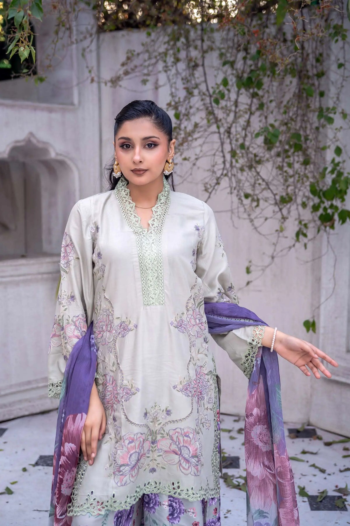 Dem Rangz RANGZ 'Ethnic' | Embroidered Linen Printed Shalwar Eid Pakistani ...