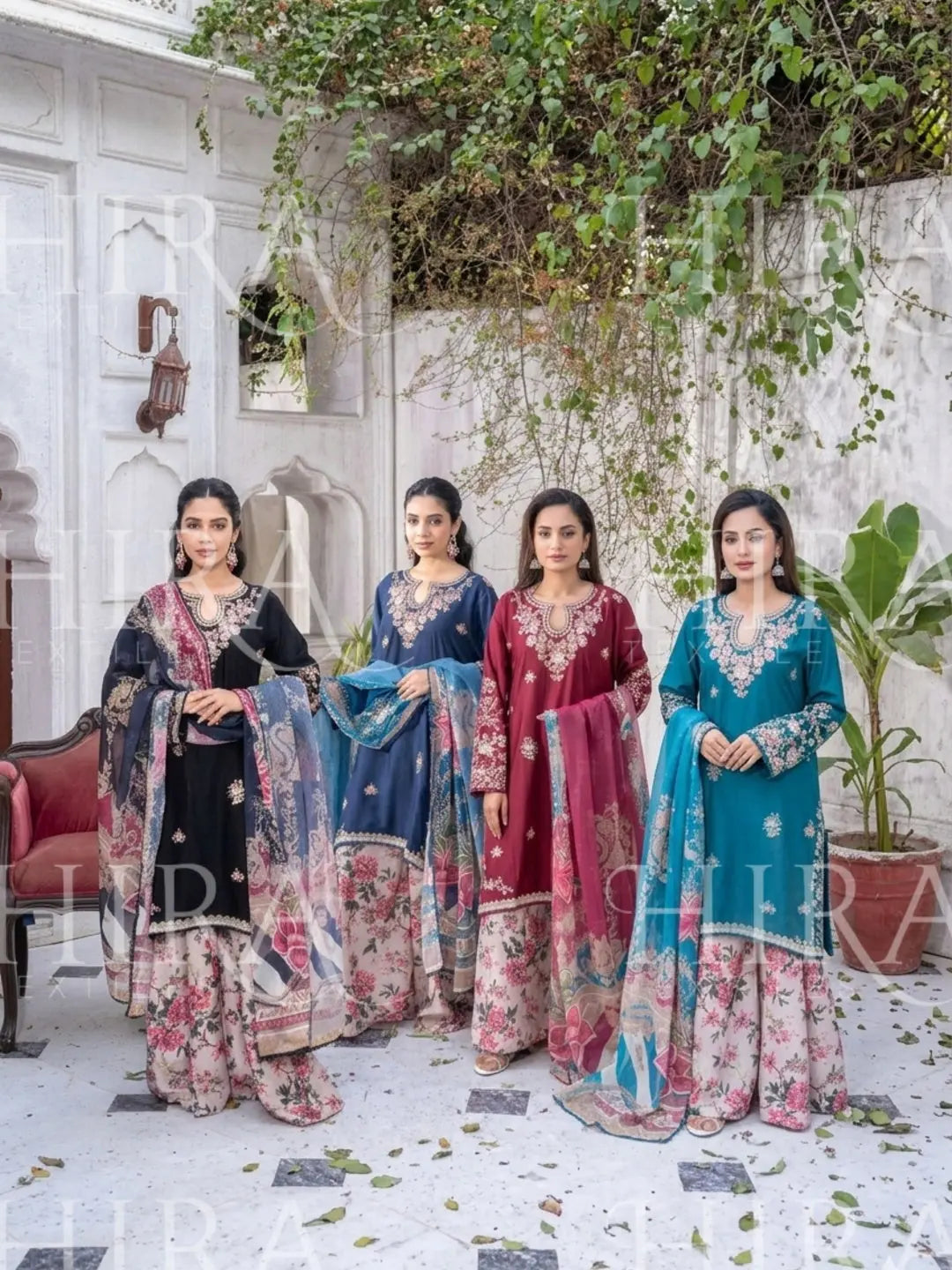 Dem Rangz RANGZ 'Ethnic' | Embroidered Linen Printed Shalwar Eid Pakistani ...