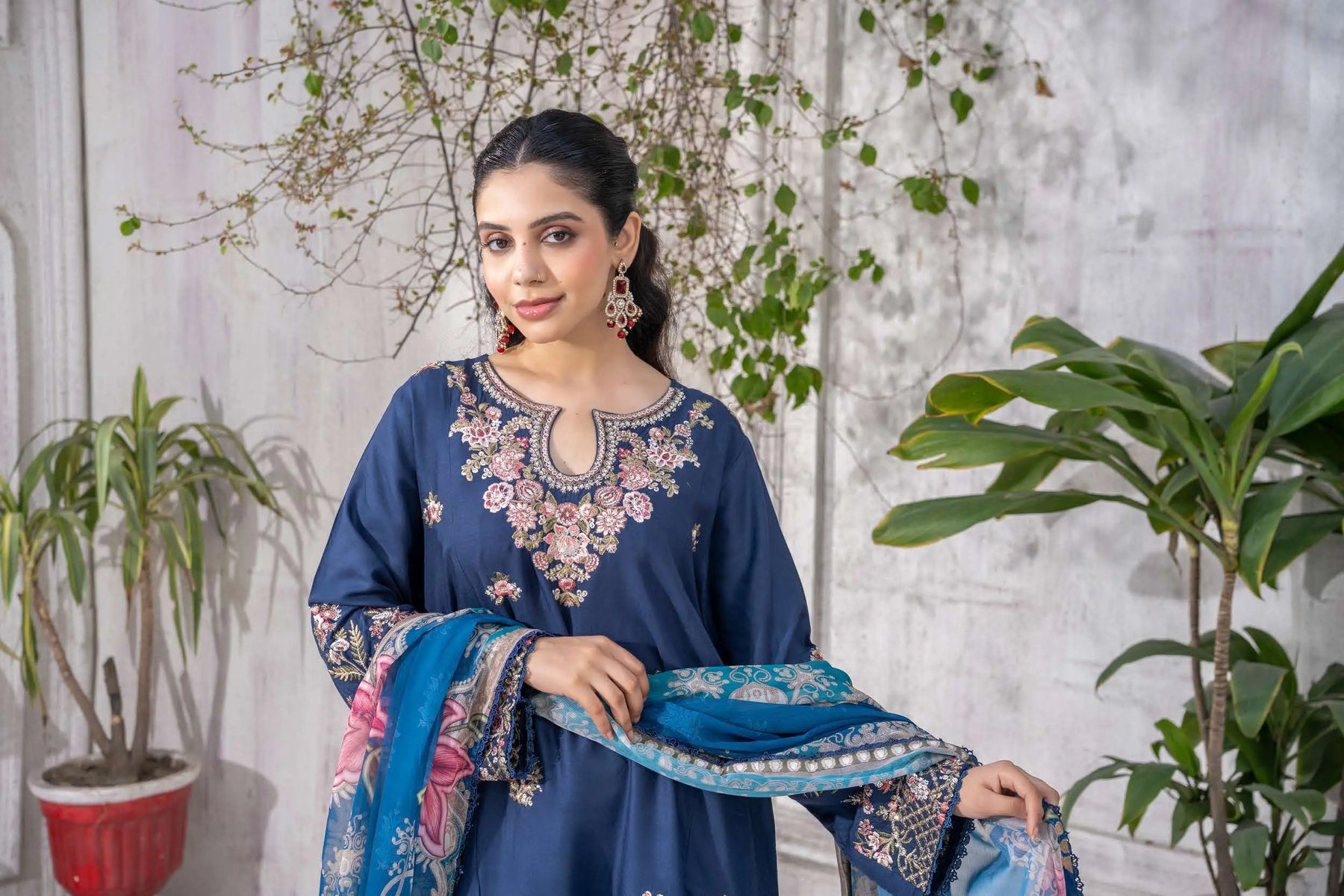 Dem Rangz RANGZ 'Ethnic' | Embroidered Linen Printed Shalwar Eid Pakistani ...