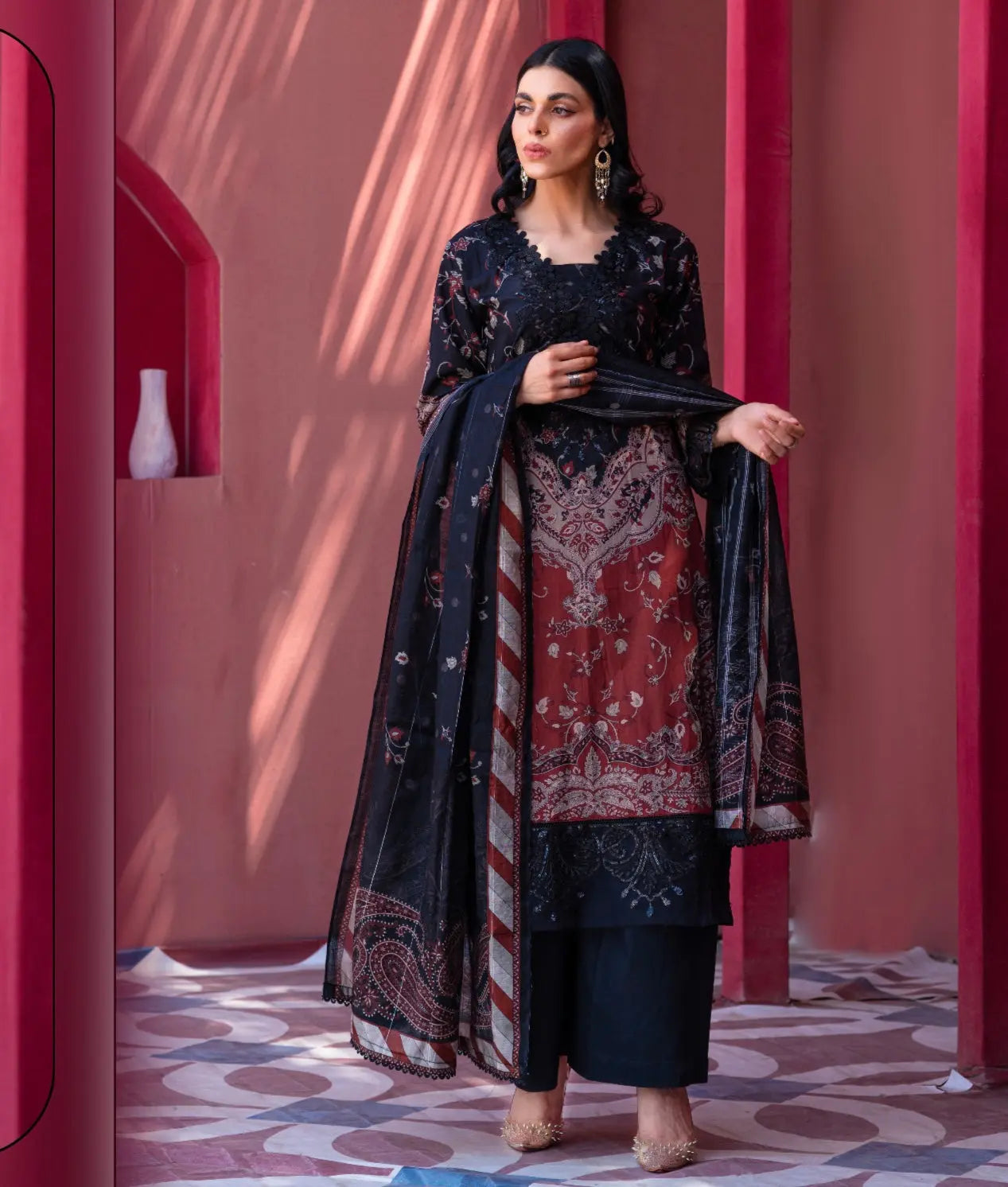 Dem Rangz RANGZ ‘Maria B Inspired’ | Embroidered Linen Readymade Viral Trending ...
