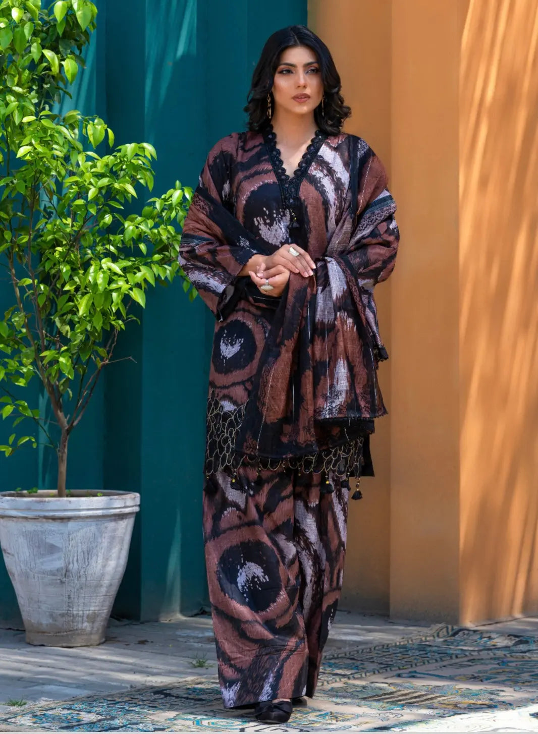 Dem Rangz RANGZ ‘Maria B Inspired’ | Embroidered Linen Readymade Viral Trending ...