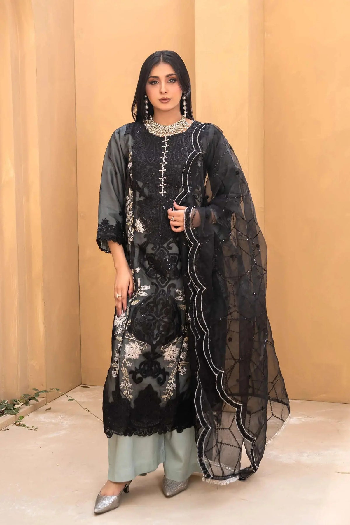 Dem Rangz RANGZ 'Maria B Inspired' | Embroidered Organza Fancy Eid Pakistani ...