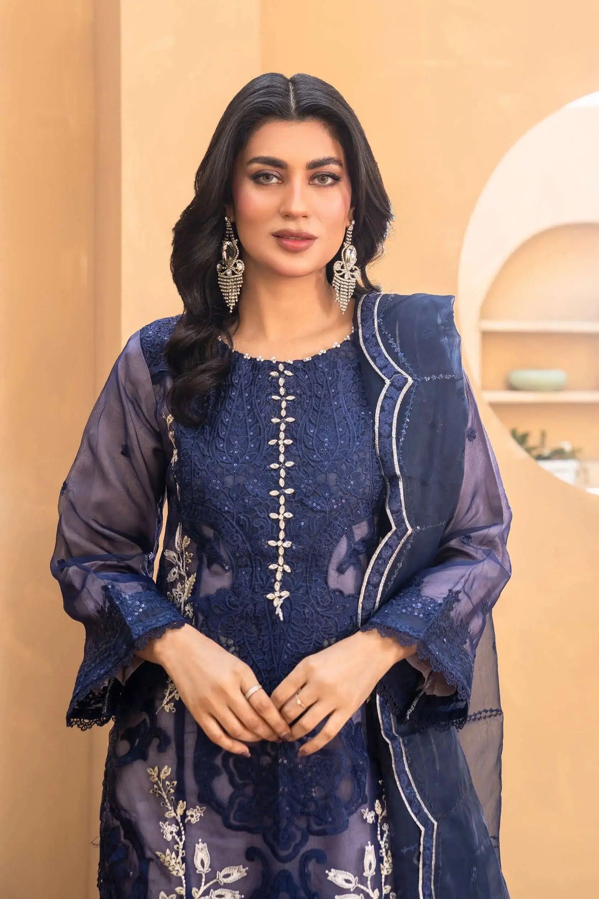 Dem Rangz RANGZ 'Maria B Inspired' | Embroidered Organza Fancy Eid Pakistani ...