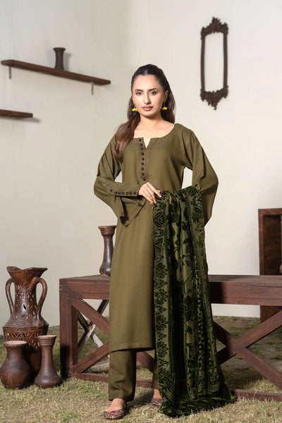 RANGZ 'Palachi Lux' | Dhanak Palachi Shawl 3pc Pakistani Readymade Womenswear Traditional | RGZ110 (6 Colours) RANGZ