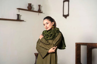 RANGZ 'Palachi Lux' | Dhanak Palachi Shawl 3pc Pakistani Readymade Womenswear Traditional | RGZ110 (6 Colours)