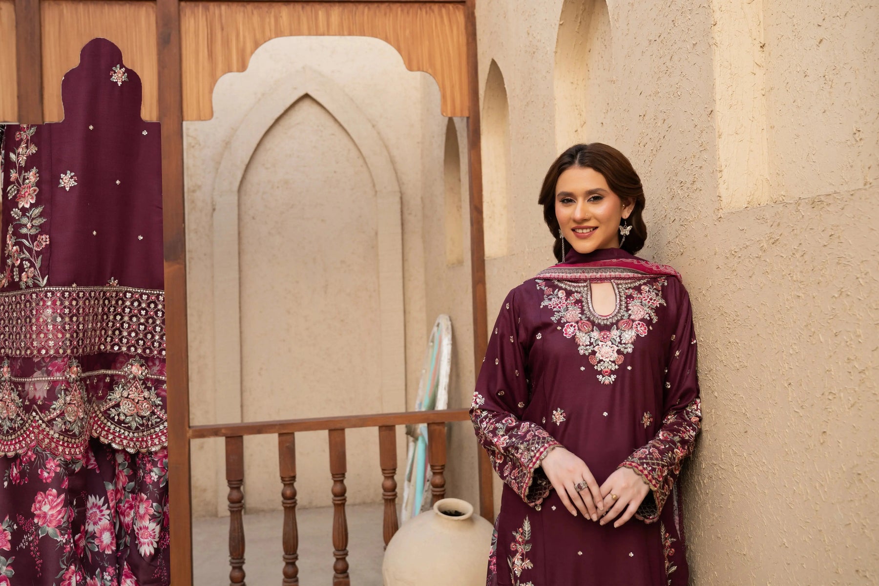 Dem Rangz RANGZ 'Ethnic' | Embroidered Linen Printed Shalwar Eid Pakistani ...