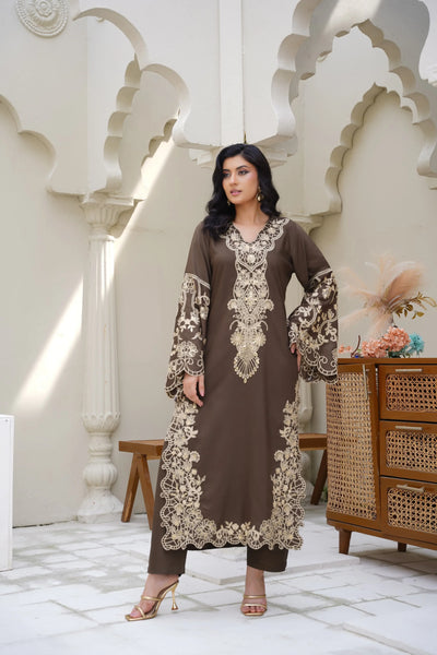 S Creations | Embroidered Viscose 2pc Readymade Womenswear Traditional | SC191 (3 Colours) S Creations