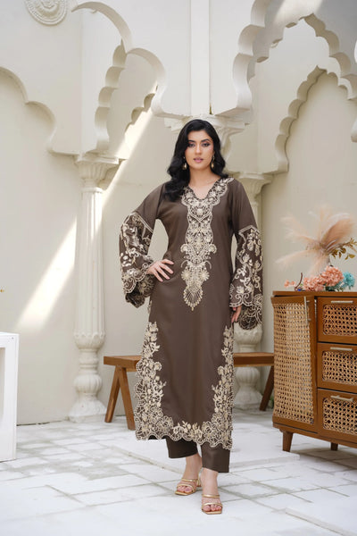 S Creations | Embroidered Viscose 2pc Readymade Womenswear Traditional | SC191 (3 Colours) S Creations