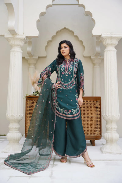 S Creations | Embroidered Viscose 3pc Readymade Womenswear Traditional | SC192 (2 Colours) S Creations
