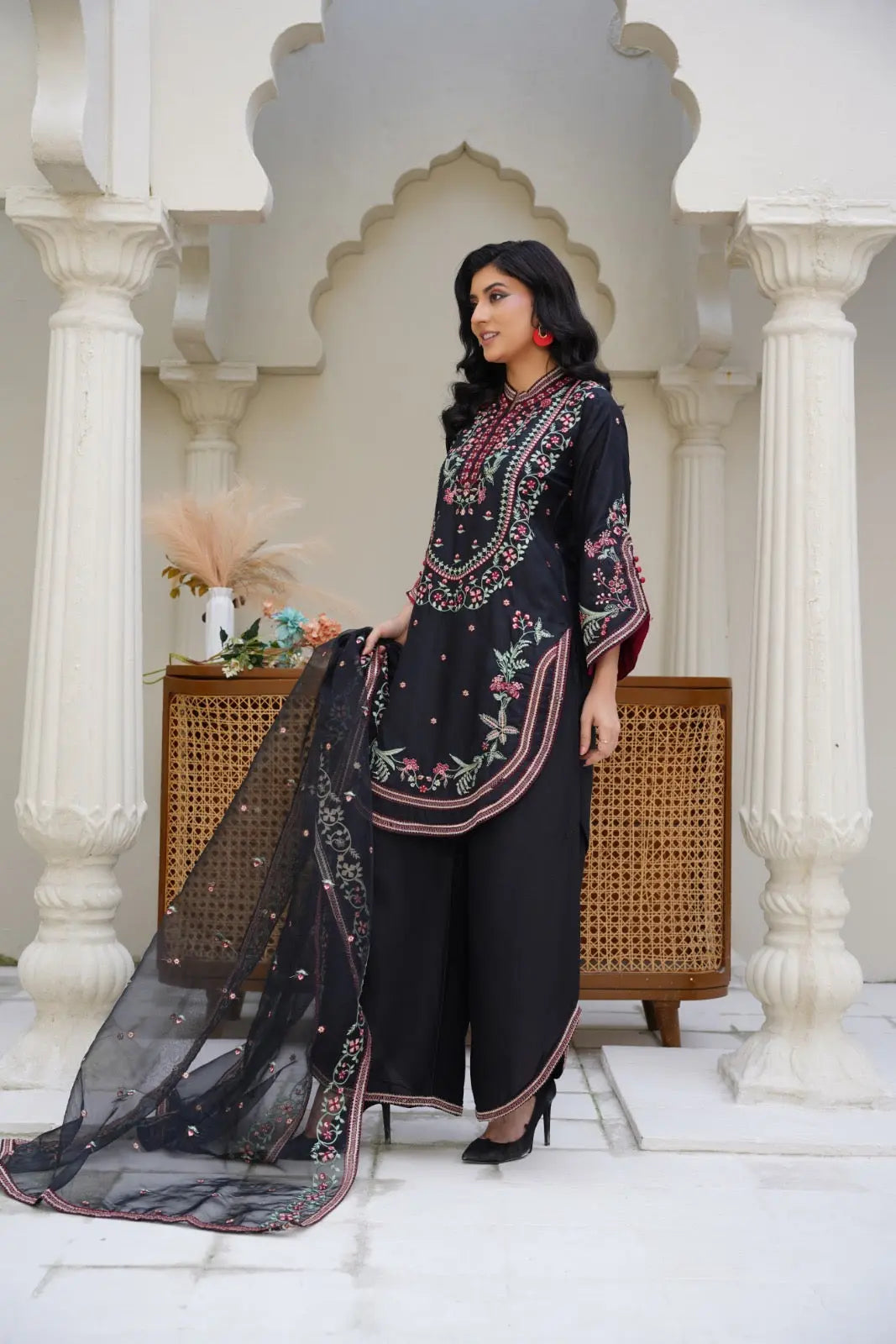 S Creations | Embroidered Viscose 3pc Readymade Womenswear Traditional | SC192 (2 Colours) S Creations