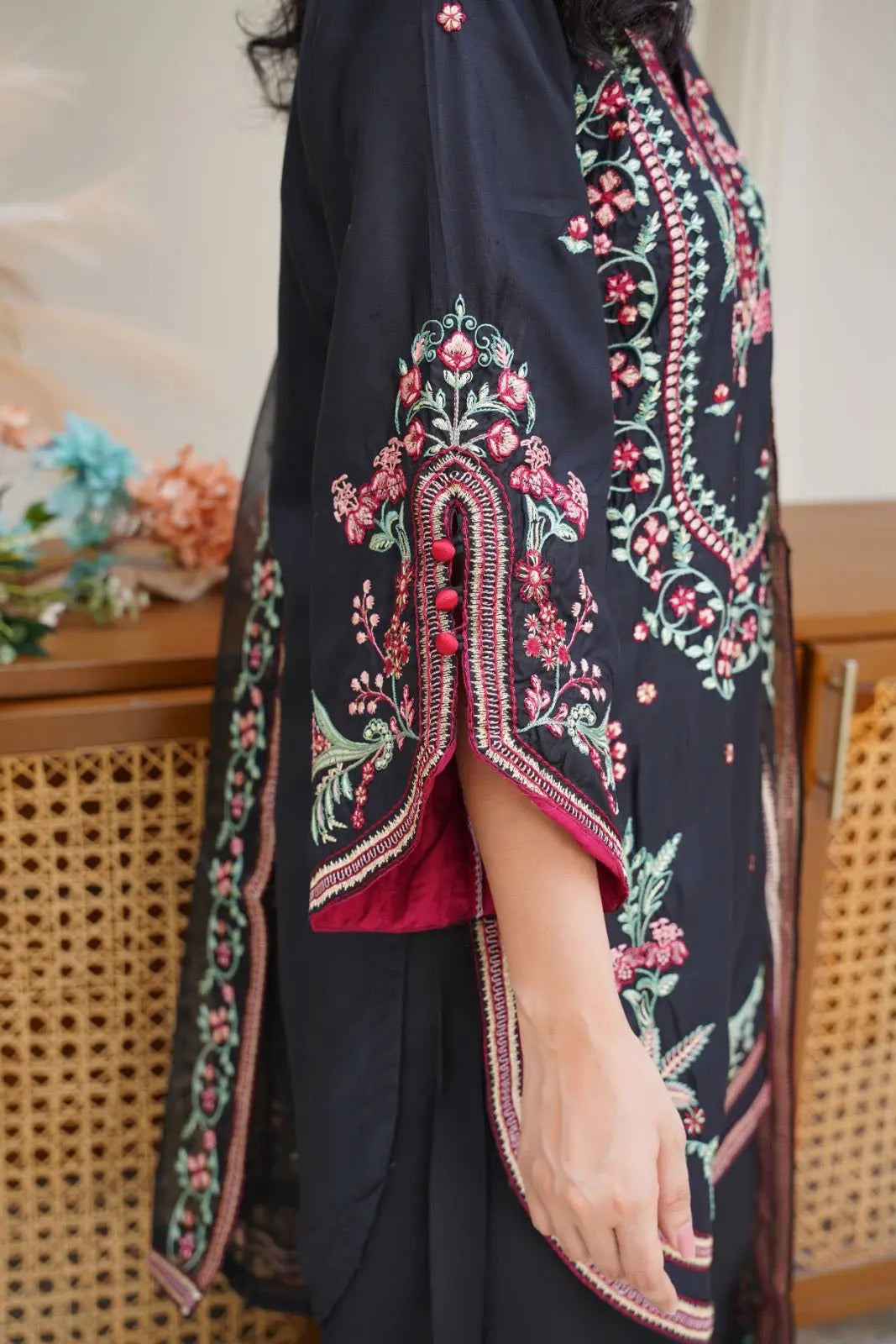 S Creations | Embroidered Viscose 3pc Readymade Womenswear Traditional | SC192 (2 Colours) S Creations