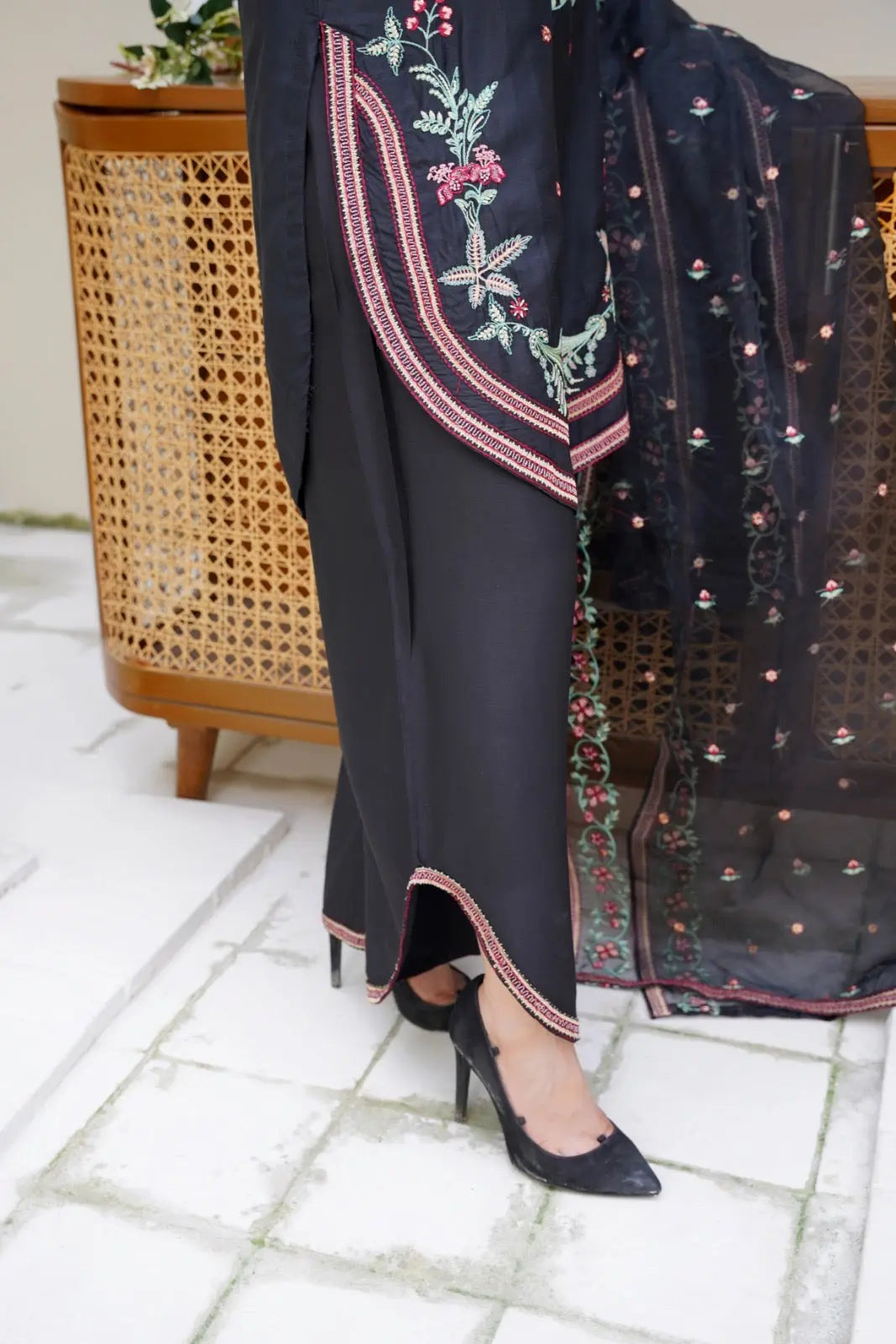 S Creations | Embroidered Viscose 3pc Readymade Womenswear Traditional | SC192 (2 Colours) S Creations