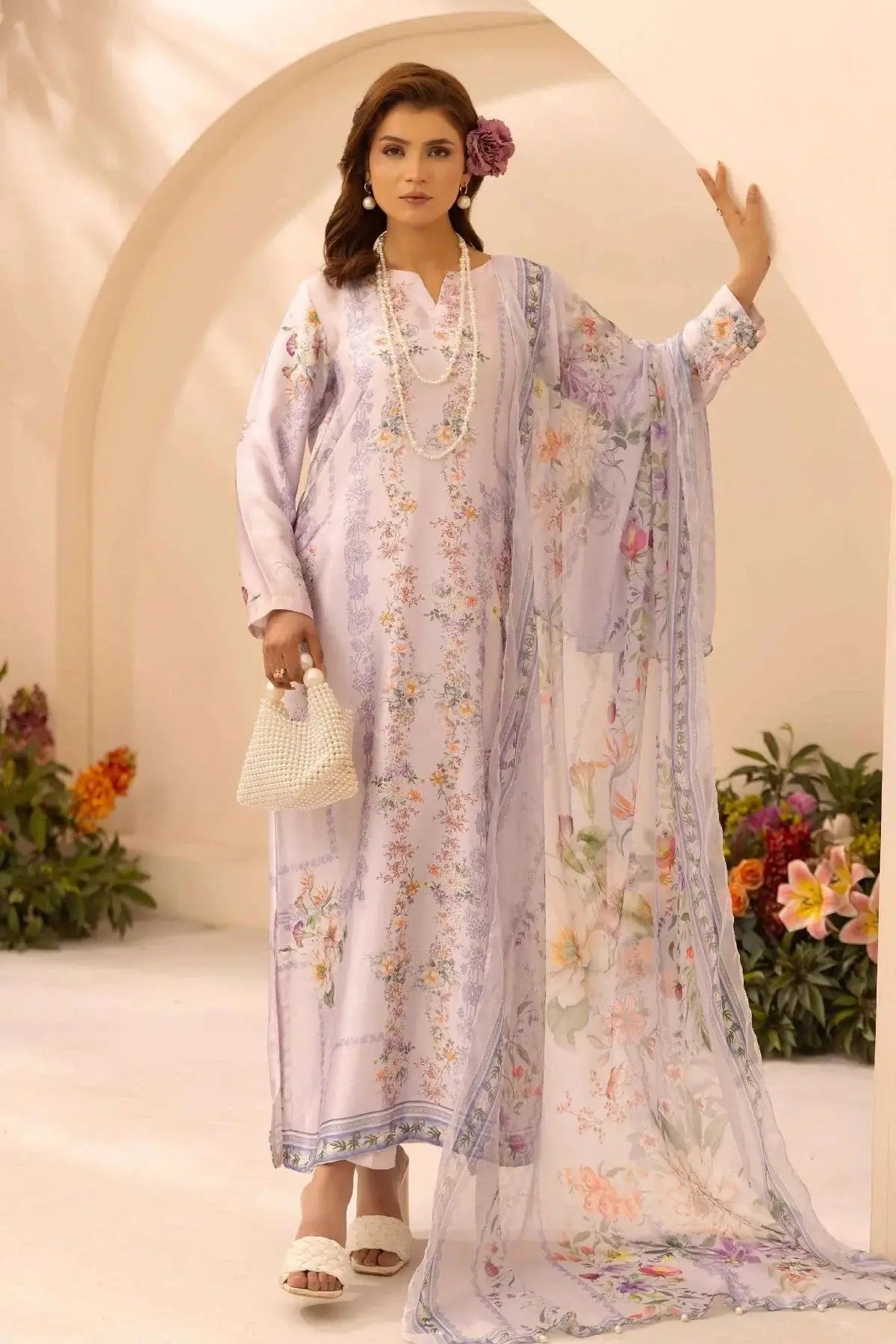 Pakistan Mithe Jan SIMRANS 'Aik Pret' | Printed Silk Eid Pakistani Mother & Daughter ...