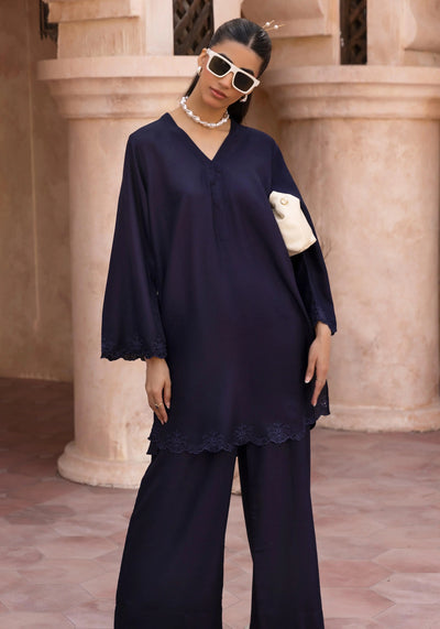 SIMRANS 'Alia' | Dhanak Cutwork Co Ords 2pc Pakistani Readymade Womenswear | SM930 (4 Colours)