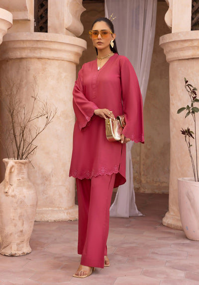 SIMRANS 'Alia' | Dhanak Cutwork Co Ords 2pc Pakistani Readymade Womenswear | SM930 (4 Colours)