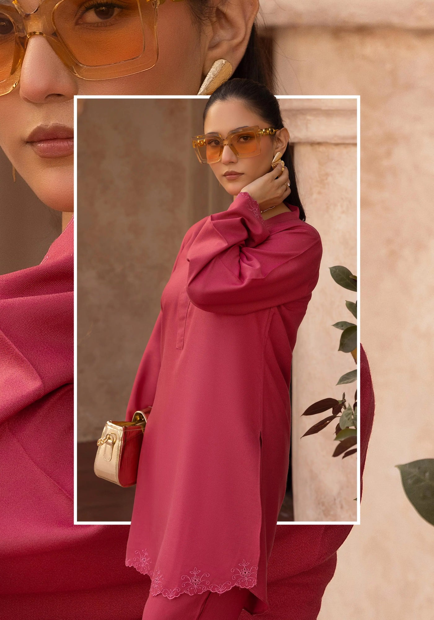 SIMRANS 'Alia' | Dhanak Cutwork Co Ords 2pc Pakistani Readymade Womenswear | SM930 (4 Colours)