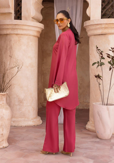 SIMRANS 'Alia' | Dhanak Cutwork Co Ords 2pc Pakistani Readymade Womenswear | SM930 (4 Colours)