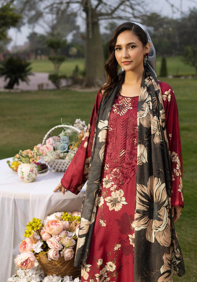 SIMRANS 'Boroque' | Embroidered Digital Printed Linen Readymade Womenswear | SM905 Simrans