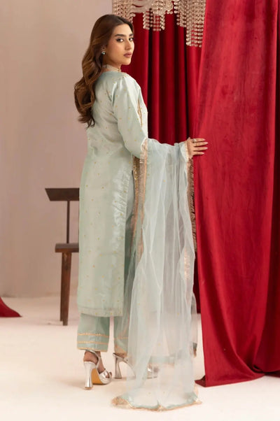 SIMRANS ‘Hussain Rehar’ | Embroidered Handwork Raw Silk Pakistani Readymade | SM908 (2 Colours)