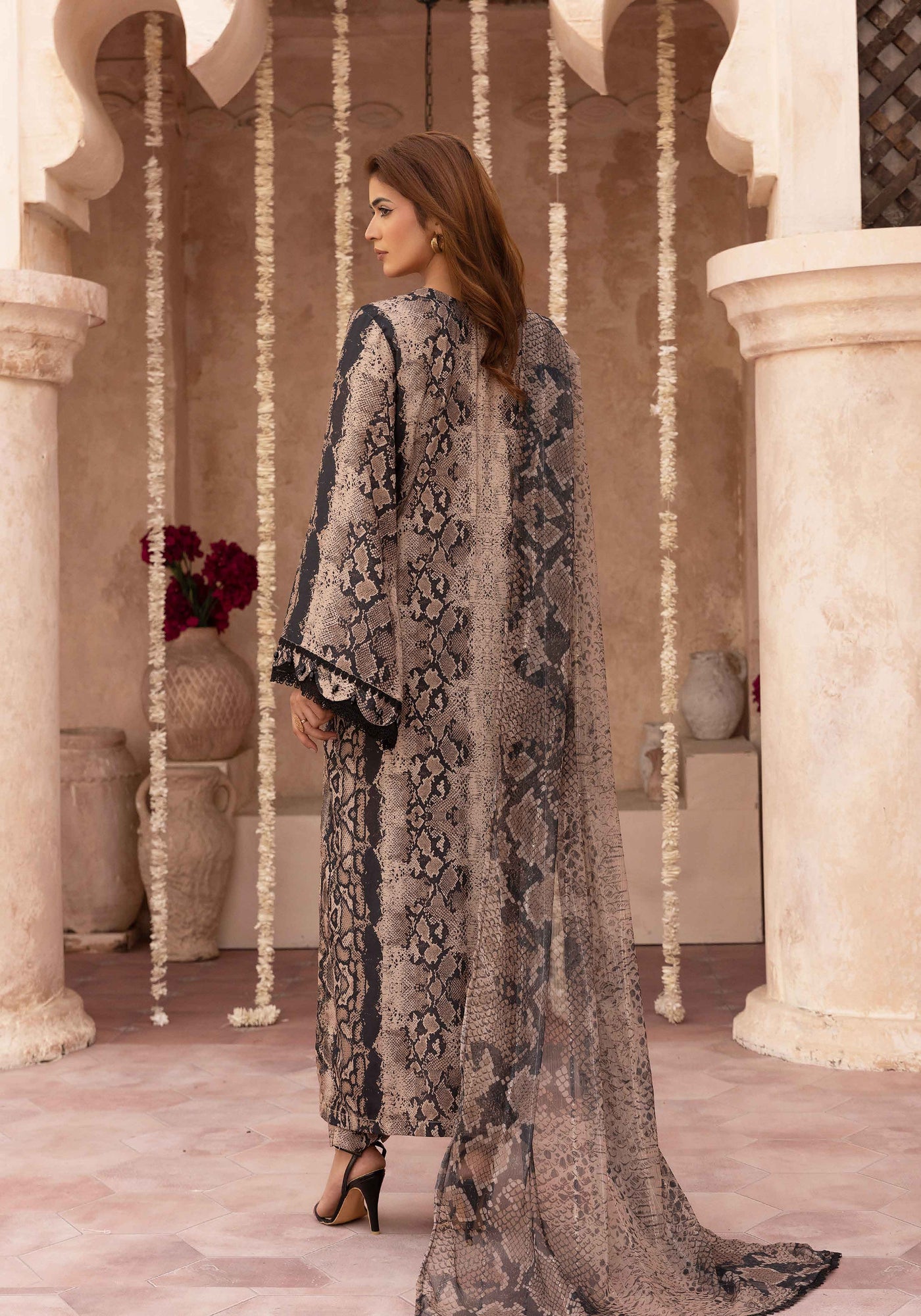 SIMRANS 'M Prints' | Embroidered 3pc Pakistani Readymade Womenswear | SM931 (2 Colours)