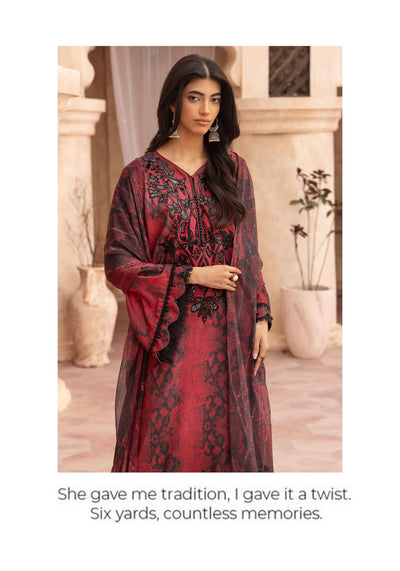 SIMRANS 'M Prints' | Embroidered 3pc Pakistani Readymade Womenswear | SM931 (2 Colours)