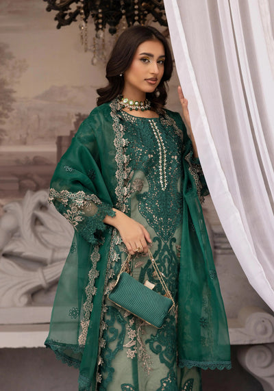 SIMRANS 'Maria B Lux' | Embroidered Partywear 3pc Pakistani Readymade Womenswear | SM919 (4 Colours)