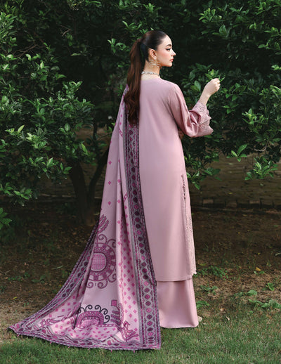 SIMRANS 'Mehr' | Embroidered Dhanak Chikenkari Pakistani Readymade Womenswear | SM925